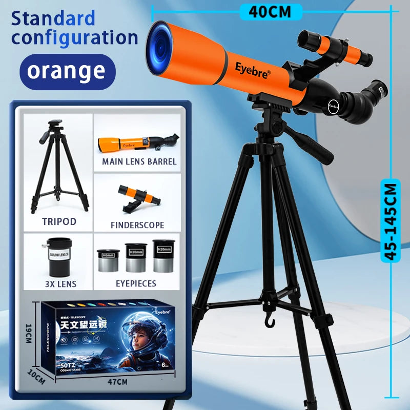 Eyebre50TZ Professional High-definition Children's Astronomical Telescope 200X To See The Moon and Stars Bird Watching Monocular