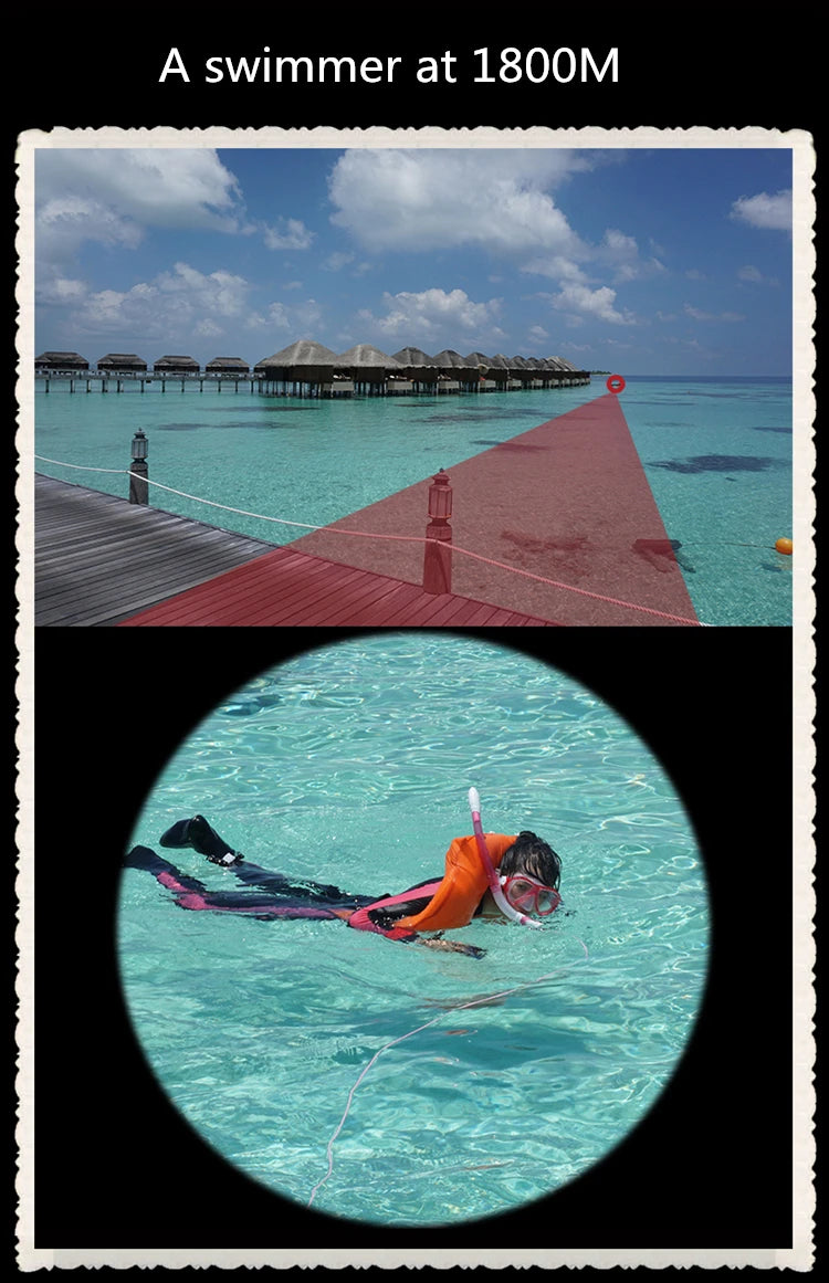 Professional Binoculars Baigish 8x30 10x40 10x50 12x4515x60 20x50 8-24x40 Powerful Military Telescope Long Range Monocular BAK4