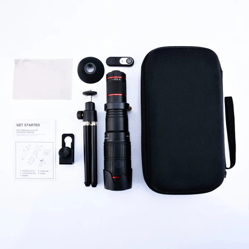 4K HD 36X 8-40X Optical Telescope Phone Camera Lens Telephoto Lens For iPhone Xiaomi Smartphone Lenses lente para celular