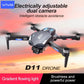 VIVO D11 Drone 8K Aerial HD Gradient Flowing Light Dual-Camera Omnidirectional Obstacle Avoidance Brushless Motor GPS UAV