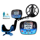 Metal Detector Underground Depth Search Finder Gold Detector Treasure Detecting Pinpointer Waterproof Coil
