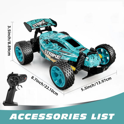 RC Cars Remote Control Car for Kids, 1:18 Scale 20 KM/H 2WD Offroad Buggy, 2.4GHz RC Racing Car,50 Mins Playtime, Toys Gifts