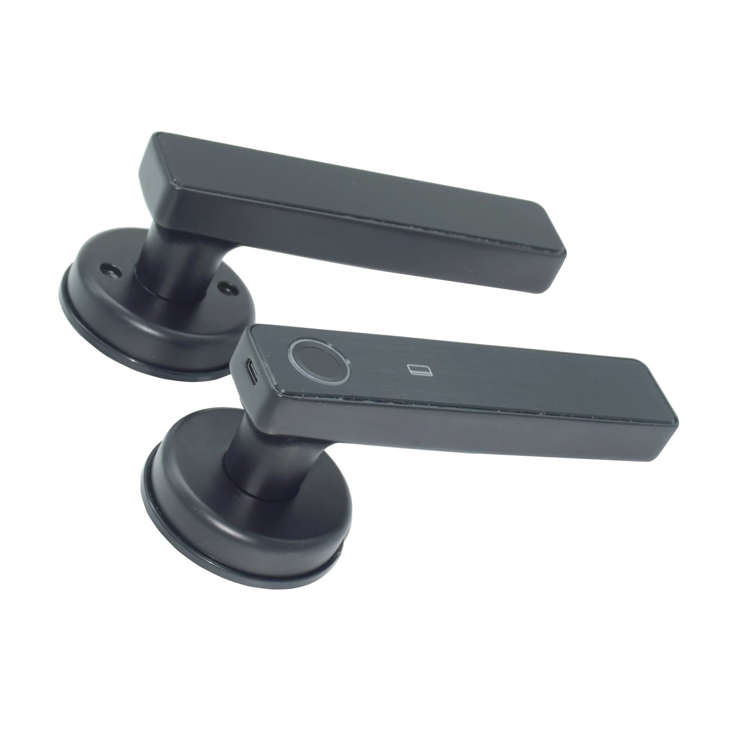 Smart Lock for Indoor Home Wooden/Metal Door with Fingerprint Password RFID IC Card Tuya SmartLife App WiFi Remote Control Deadb