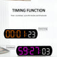Voice Activated Multifunction Digital Alarm Clock LED Timer Clock 12/24H Temperature Date Display Desktop Alarm Clock Night Mode