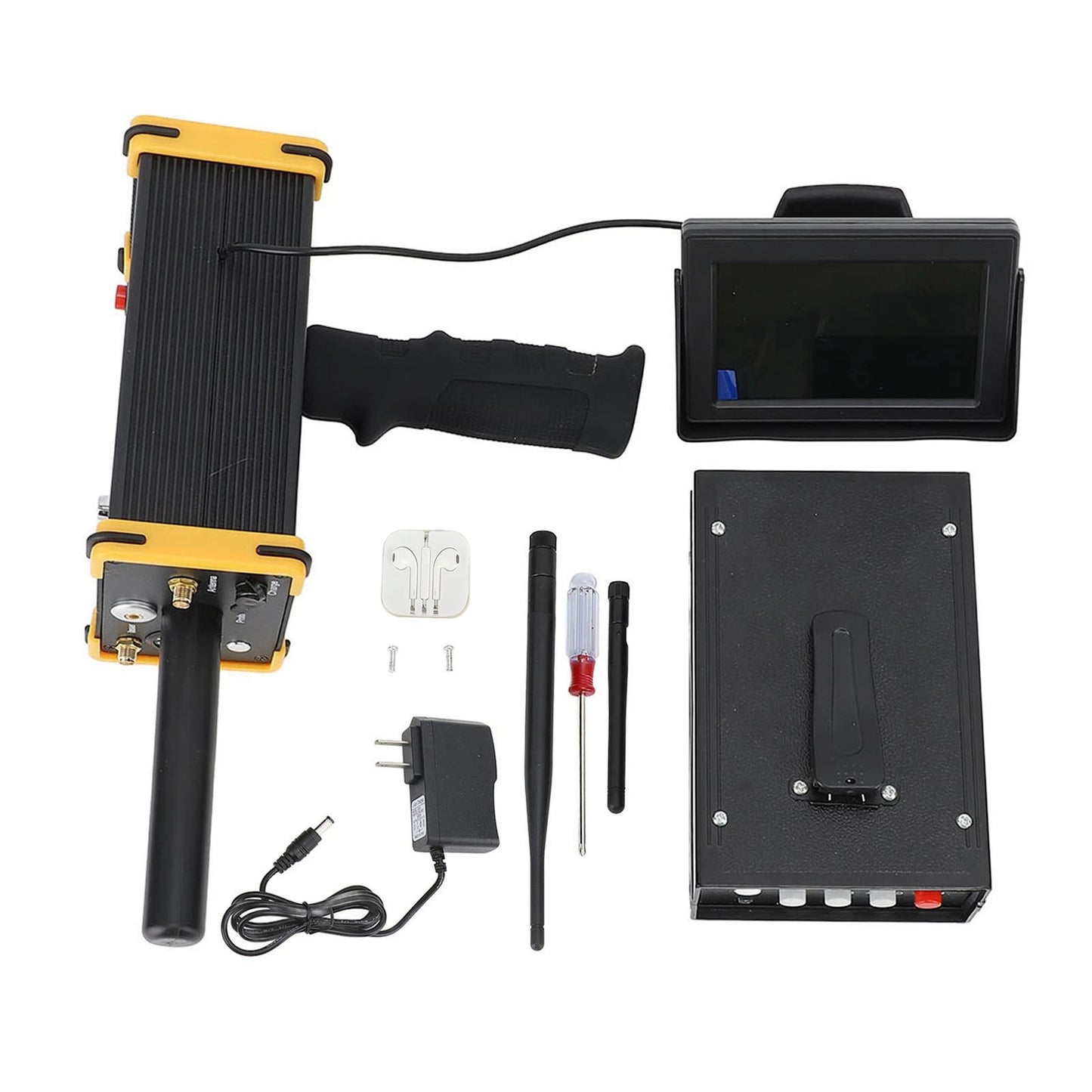 Digital Metal Detector 15m Depth 1000 Meters Range High Accuracy Positioning Metal Locator with Display Screen and Antenna