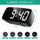 Alarm Clock Digital LED Clock Voice Control Snooze Time Temperature Display Night Mode Reloj Despertador Desktop Clocks