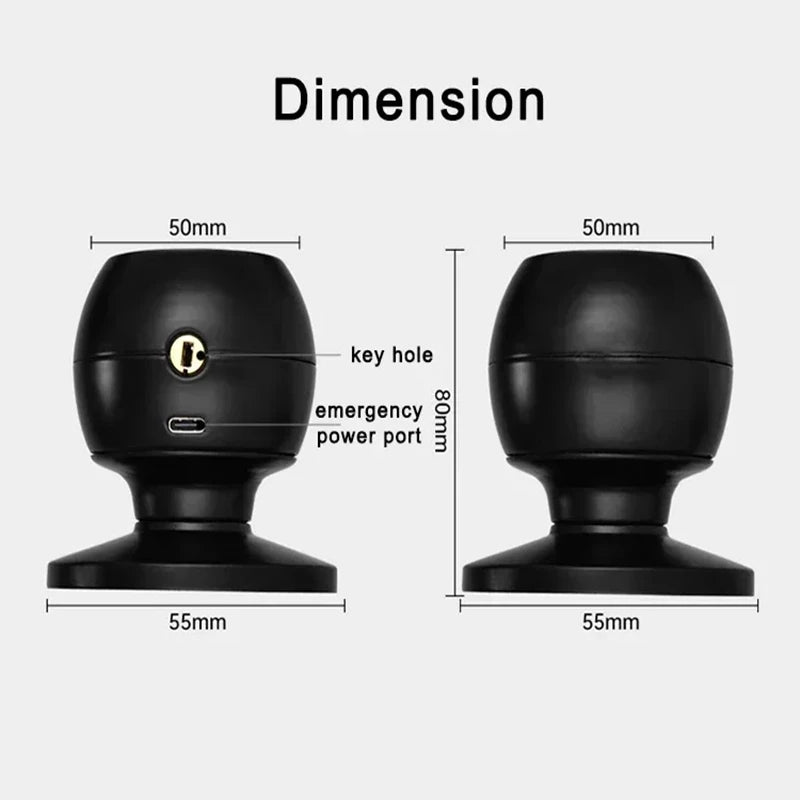 smart home lock frigerprint door lock digital bedroom door lock smart door handle electronic  Keyless Thumbprint Entry tuya