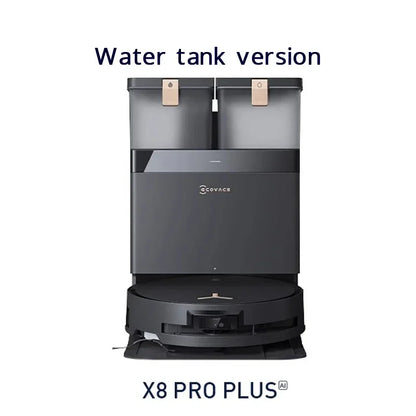 Ecovacs Deebot Vacuum Cleaner Robot X8 PRO PLUS AI Floor Scrubber Robot Self-cleaning Sweeping Machine Automatic Dust Collection