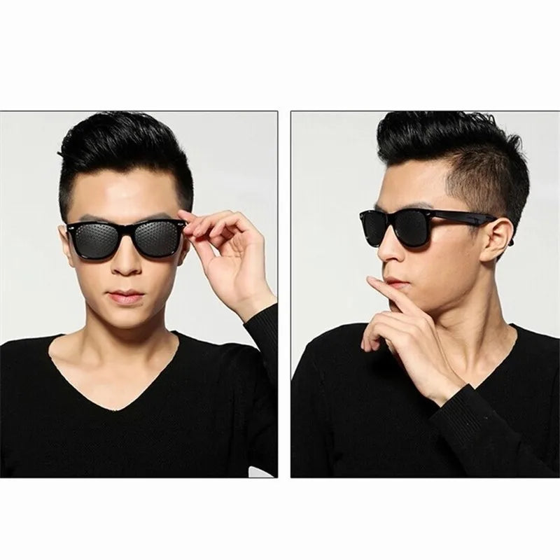 Vision Care Wearable Corrective Glasses Improver Stenopeic Pinhole Pin Hole Glasses Anti-fatigue Eye Protection Oculos De Grau