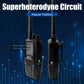 QYT KT-A16 Walkie Talkie 6W Air Band Transmitter VHF Transceiver 2000mAh NOAA Superheterodyne Circuit Aviation Portable Radios