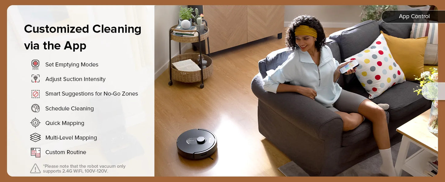 roborock Q5 Max+ Robot Vacuum with Self-Empty Dock, Upgraded from Q5+, 5500 Pa Suction, DuoRoller Brush