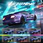 1/43 RC Cars LED Light 2.4G Radio Remote Control Sports Cars For Children Racing High Speed Drive Vehicle Drifts Boys Girls Toys