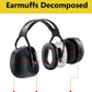 Adjustable Ear Defenders  Earmuffs Hearing Protection Ear Defenders Noise Reduction For Work Study Shooting Woodwork Sport