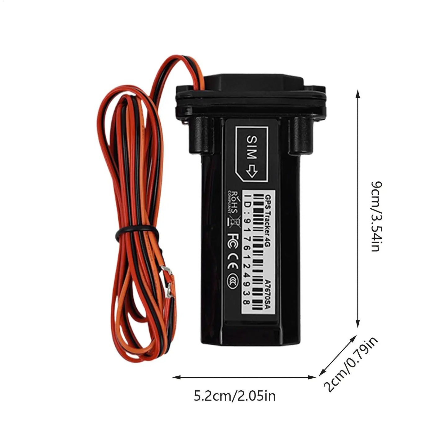 Car Tracker Waterproof Car Tracking Device High-Accuracy Locator For Vehicle Taxi Truck Trailer Theft Prevention