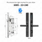 Waterproof Sliding Door Smart Lock TTLock App Alexa Fingerprint Digital Code RFID Card Anti-Lock Aluminum Glass Electronic Lock