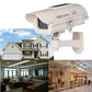 Simulation Solar Powered Waterproof Fake Camera Red Flashing Led CCD Security Camera Home Office Surveillance System Scare Theft