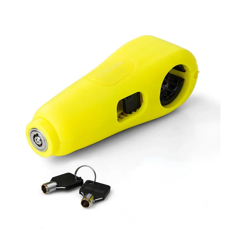 100DB Alarms Sound Motorcycle Handlebar Lock Scooter Electric Vehicle Bicycle Safe Anti-theft Accelerator Brake Lock Padlocks