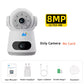4G Security Camera with SIM Card 8MP 4K Dual Lens Two-Way Audio Indoor Baby Monitor Home CCTV Surveillance Night Vision