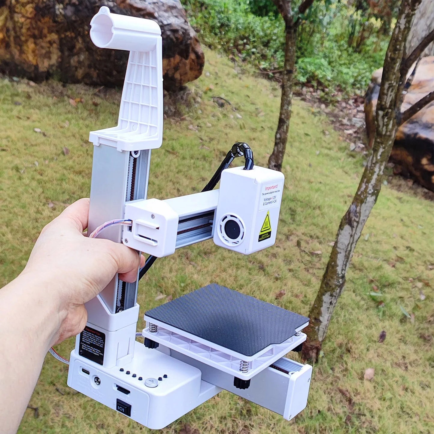 Frequency Division Multiplexing 3D Printer ABS Small 3D Printer Easy Operating All Metal Nozzle Rapid Heating for Model Making