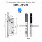 Waterproof Sliding Door Smart Lock TTLock App Alexa Fingerprint Digital Code RFID Card Anti-Lock Aluminum Glass Electronic Lock