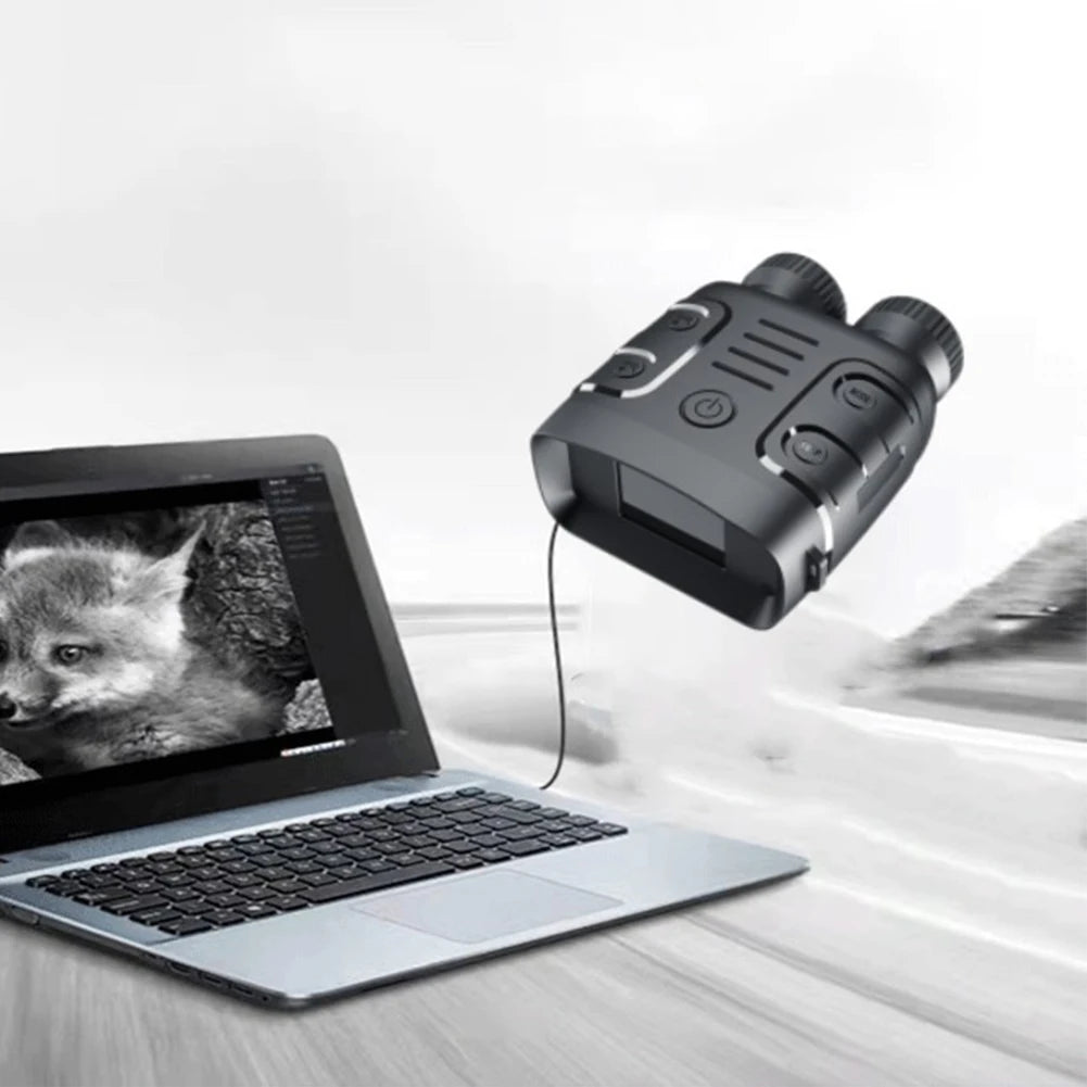 HD 1080P Digital Night Binoculars 300M Full Dark Viewing Distance Night Vision IR Goggles for Saving Camping Photos and Videos