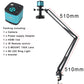 48MP 4K 1080P HDMI USB Industrial Digital Microscope Camera with C-Mount Lens 130X Zoom Cantilever Stand for Repair Soldering