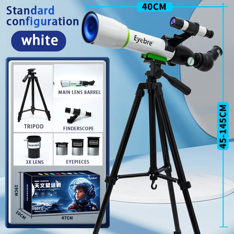 Eyebre50TZ Professional High-definition Children's Astronomical Telescope 200X To See The Moon and Stars Bird Watching Monocular