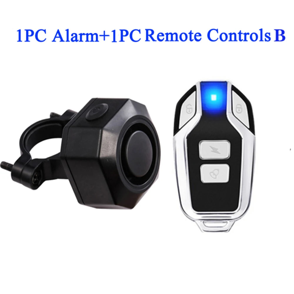 New Bicycle Alarm Wireless Waterproof Motorcycles Scooter Bike  Anti theft Alarm Security Protection Vibration Burglar Alarm