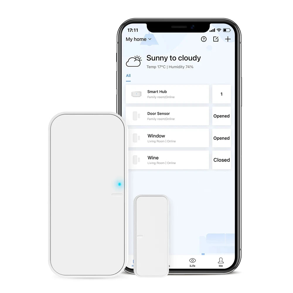 Broadlink DS4 Smart S3 Door Sensor  Open / Closed Detectors Smart Life Compatible With Alexa