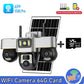 WIFI Security Solar Camera 15MP PIR Human Detection Outdoor Waterproof Monitor CCTV Night Vision 3 Motorized PTZ Lens IP Camera