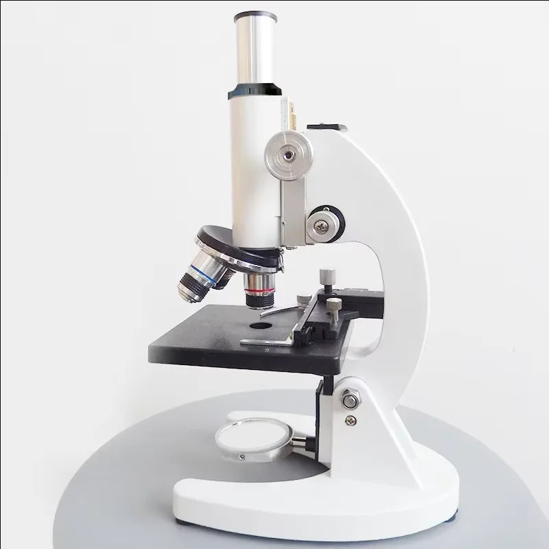Microscope for Adults Kids 64X-2400X Magnification Compound Microscope with Microscope Slides Fill Light for Children Students
