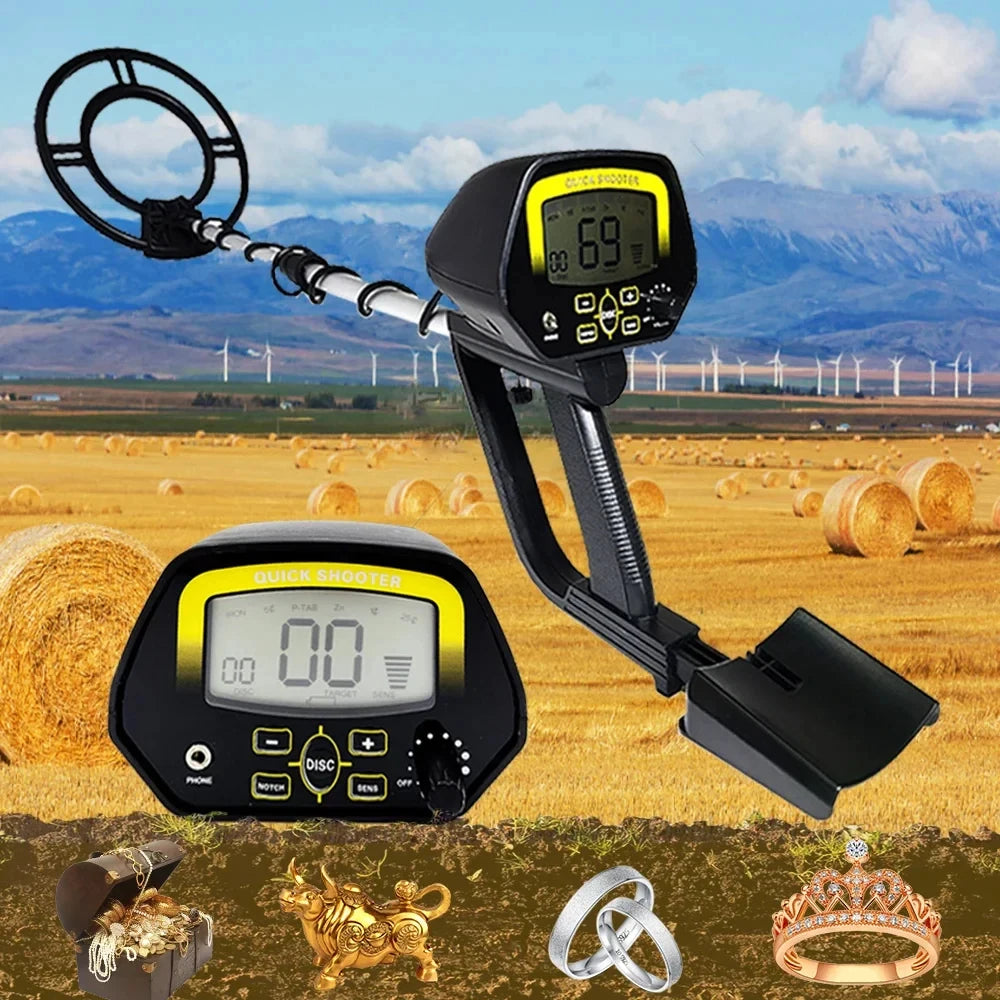 NEW Upgraded MD4060 Metal Detector Accessories Underground Metal Detector Pinpointer Gold Detectors Jewelry Treasure Hunter