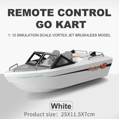 High-Speed Brushless RC Boat Electric Water Racer Remote Control Ship Model 2.4G Frequency New Design Karts Boat Toy