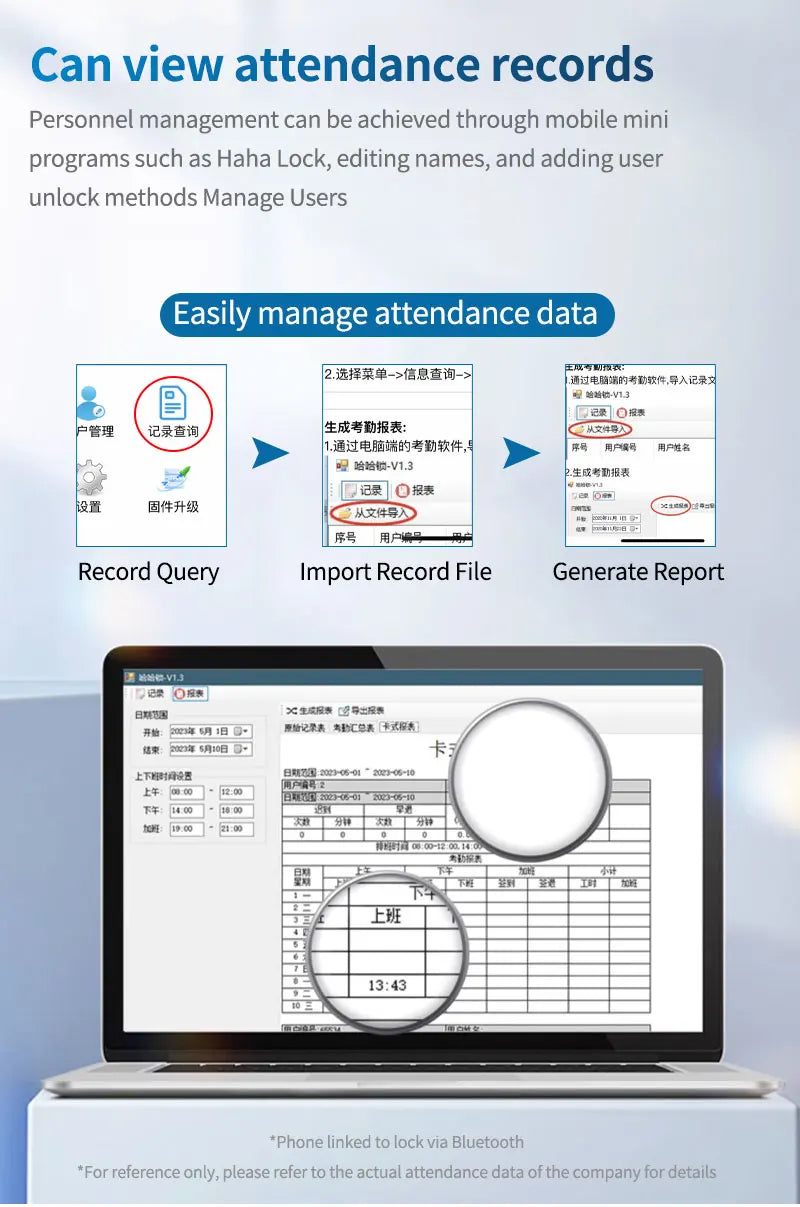 Smart Door Lock For Wooden Sliding Glass Door HAHALock App Biometric Fingerprint Lock Bluetooth IC Card Electronic Digital Lock