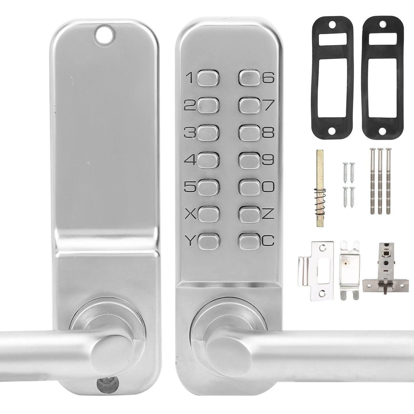 High Security Smart Power Mechanical Door Lock Digital Password Entry Non‑Power Anti‑Theft Safety Home Apartment Safety Access