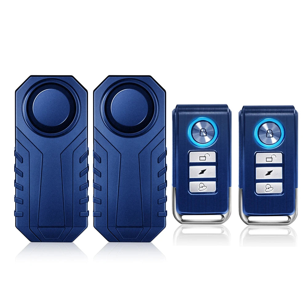 Awapow Bicycle Alarm 113dB Waterproof Motorcycle Security Burglar Wireless Remote Control Electric Scooter Bike Anti theft Alarm