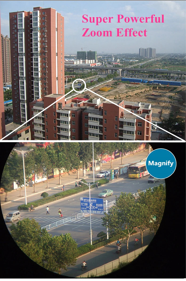 Professional Binoculars Baigish 8x30 10x40 10x50 12x4515x60 20x50 8-24x40 Powerful Military Telescope Long Range Monocular BAK4