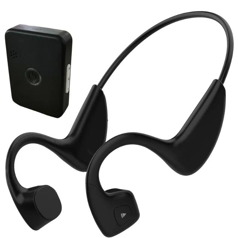 Hearing Aid Bone Conduction Headphones Wireless TV Listening Headset Hearing Amplifier for Seniors Elderly Hearing Loss