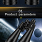 BORWOLF Large Objective lens 20-60X70 Binoculars FMC Optical High Power Hunting Birdwatching Telescope Fo rMoon Watching
