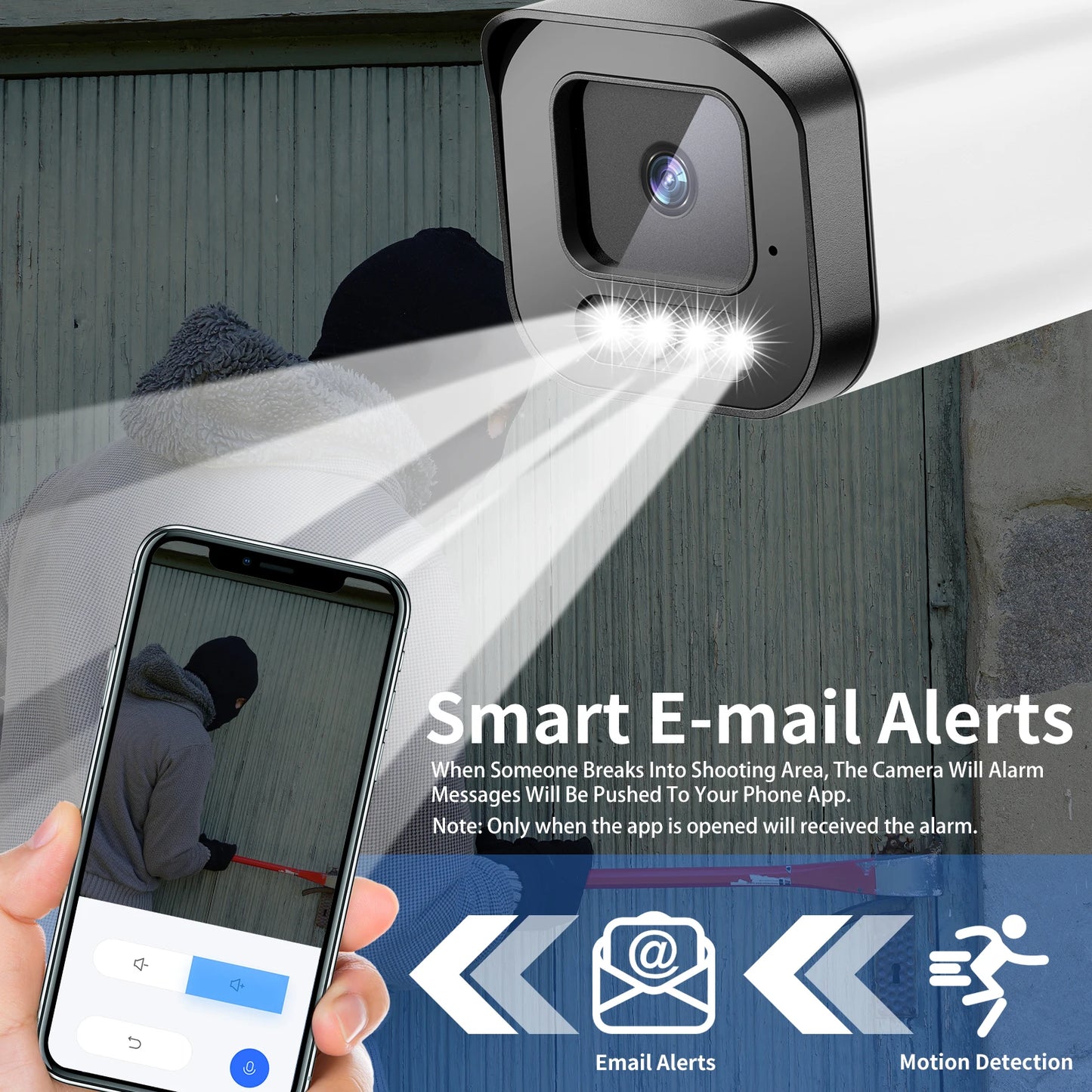 4K Security Camera System 8CH POE NVR 8MP Face Detect Color Night Vision Two Way Audio IP Camera Security Video Surveillance Set