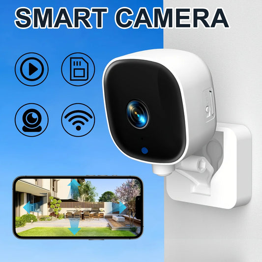 4K Security Camera Full-color Night Vision WiFi Monitor With 2-way Audio IP65 Waterproof Motion Detect Surveillance