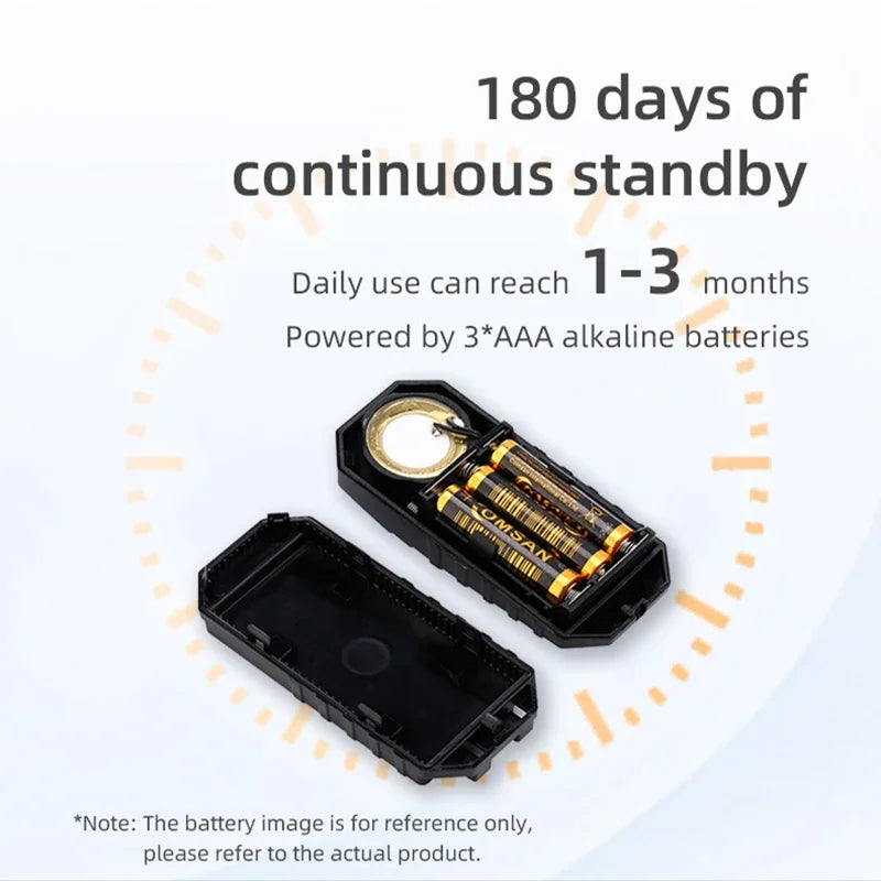 Anti-theft Alarm for Motorbike/Bicycle 113db High Volume Vibration Wireless Remote Control Electric Bell Sound Find A Vehicle