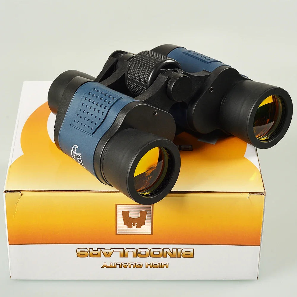 ‌60x60 High-Power Binoculars with BAK4 Prism & Night Vision - 3000M Range for Hunting, Camping & Outdoor Adventures