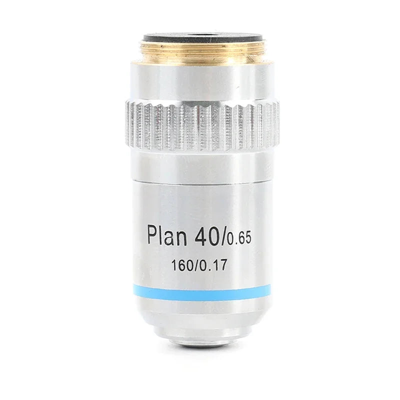 500X Handheld Metallurgic Microscope Portable Monocular Mini Microscope 10X 40X Plan Objective for Lab Metal Materials Testing