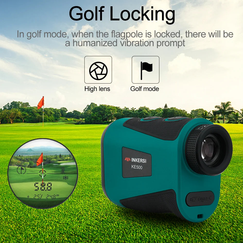 Telescope Rangefinder Binoculars Laser Distance Meter Digital Range Finder for Golf Hunting Sport Measuring Tools