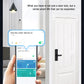 9 languages Smart Electronic Door Lock with Biometric Fingerprint  Interface Tuya Wifi Compatible Home Security