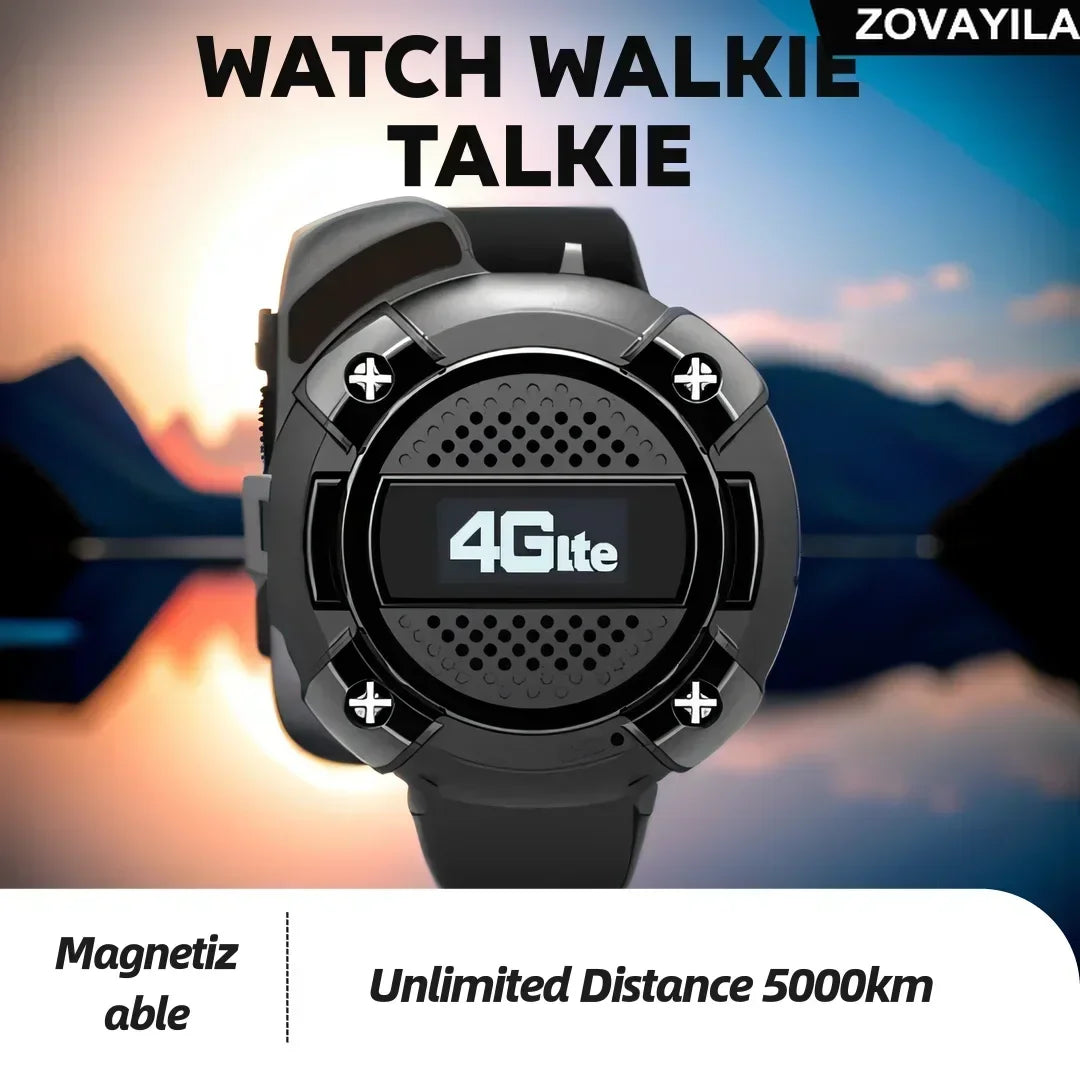 Handheld Walkie-talkie, Two-Way Radio Intercom, Mobile Phone Charge, 4G Public Network, Global-PTT, 5000 km