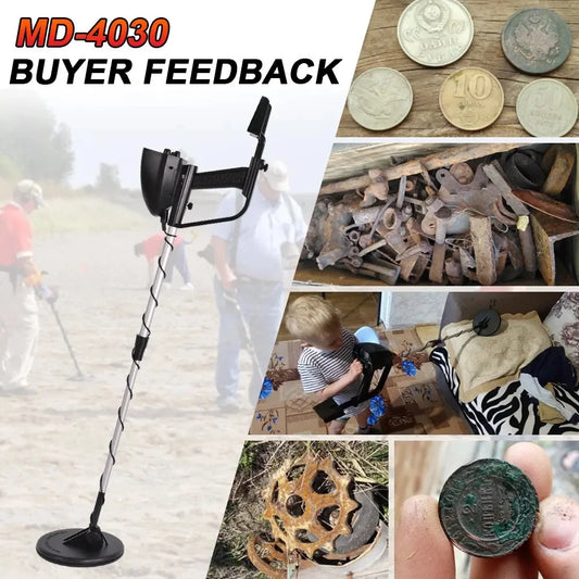 MD4030 Professional Metal Detector Pinpointer Portable Gold Finder Machine Treasure Hunter Gold Depth Metal Detector