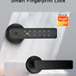 Smart Lock for Indoor Home Wooden/Metal Door with Fingerprint Password RFID IC Card Tuya SmartLife App WiFi Remote Control Deadb