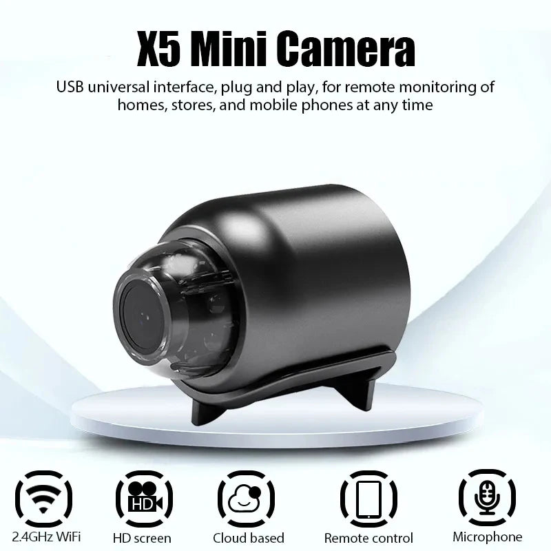 WiFi Webcam 1080P HD Indoor Security IP Camera IR Night-vision Video Recorder Anti-theft Remote Monitor usbcamera